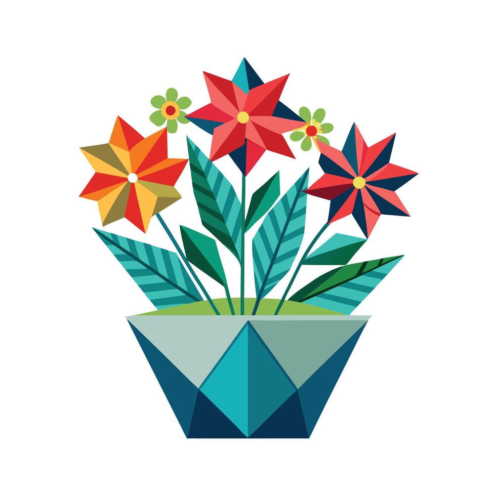 Flowerpot Houseplant Illustration vector