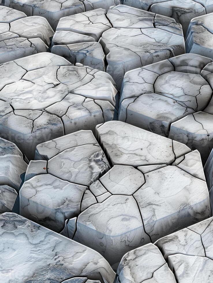 A honeycomb pattern in monochrome colors. photo