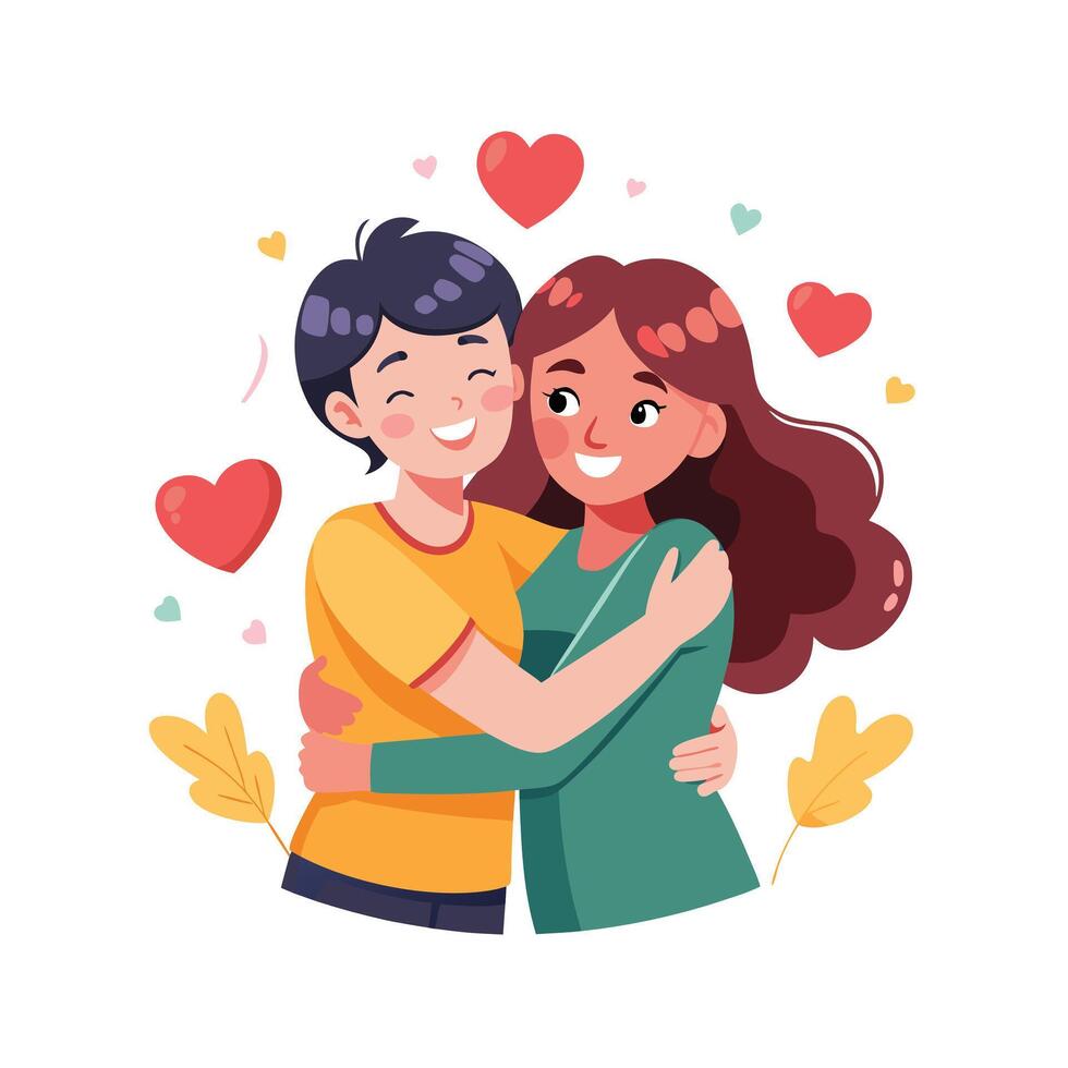 Friends Special, Love and Emotional Moment Illustration Concept for Friendship Day vector