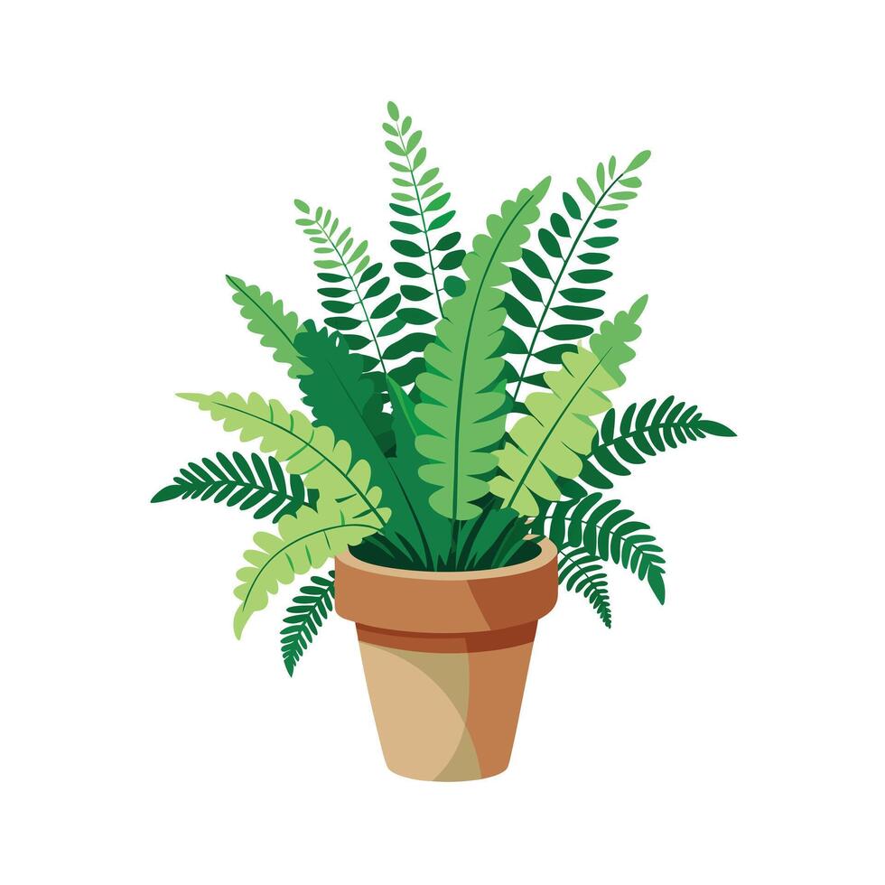 Flowerpot Houseplant Illustration vector