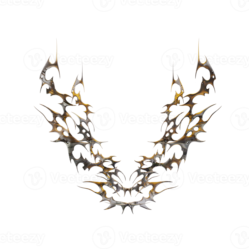 Golden Neotribal Element png