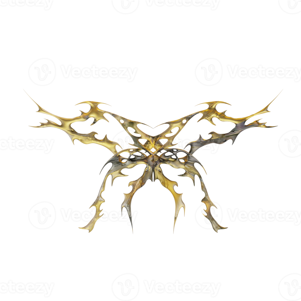 Golden Neotribal Element png