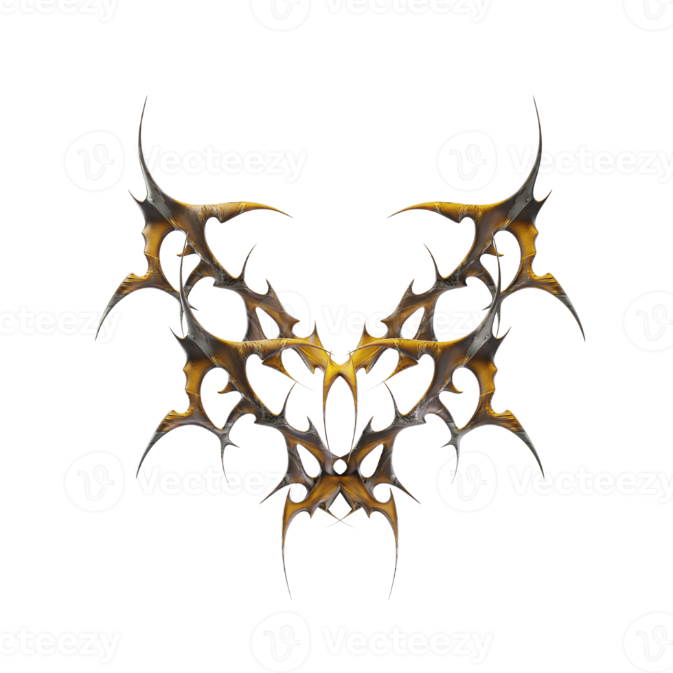 Golden Neotribal Element png