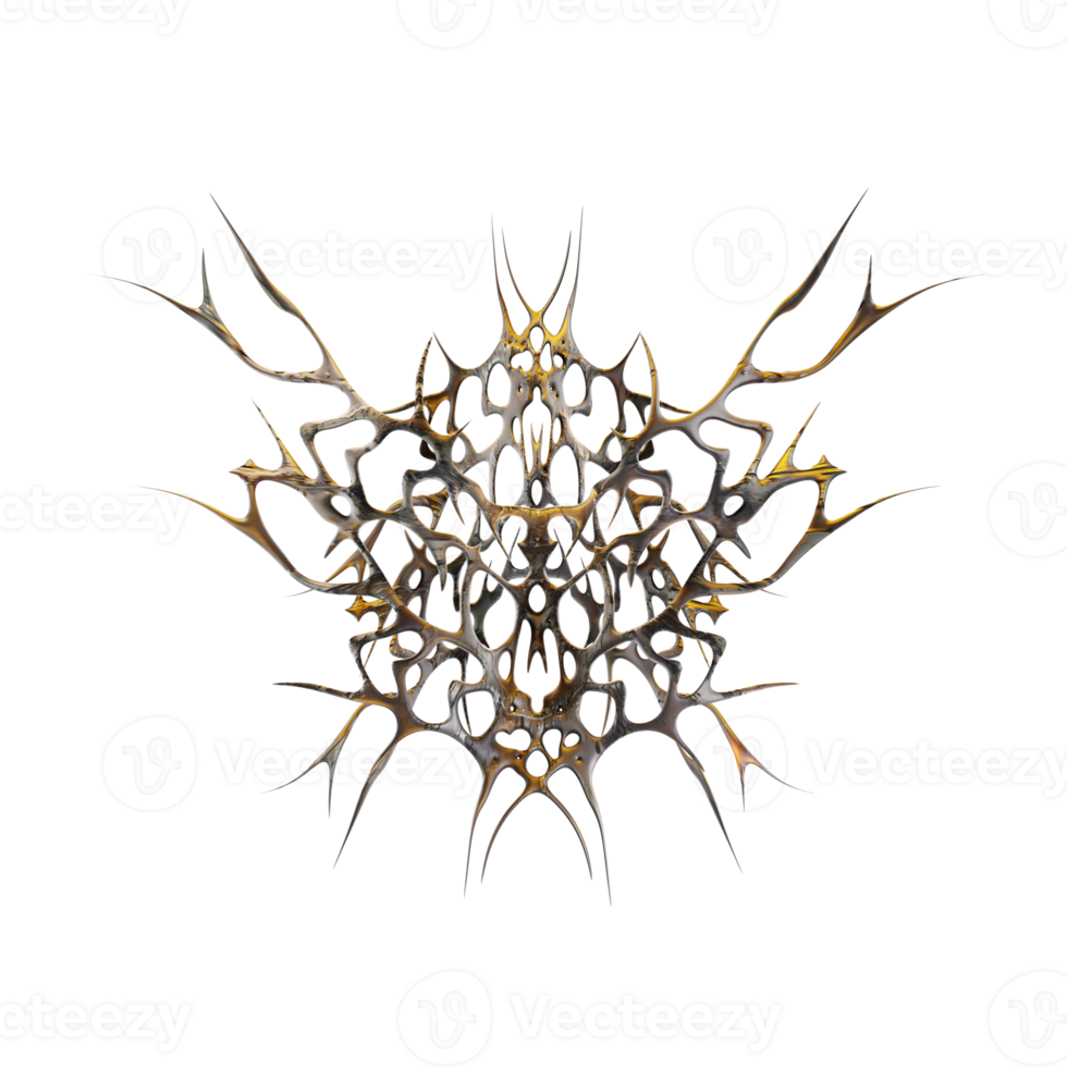 Golden Neotribal Element png