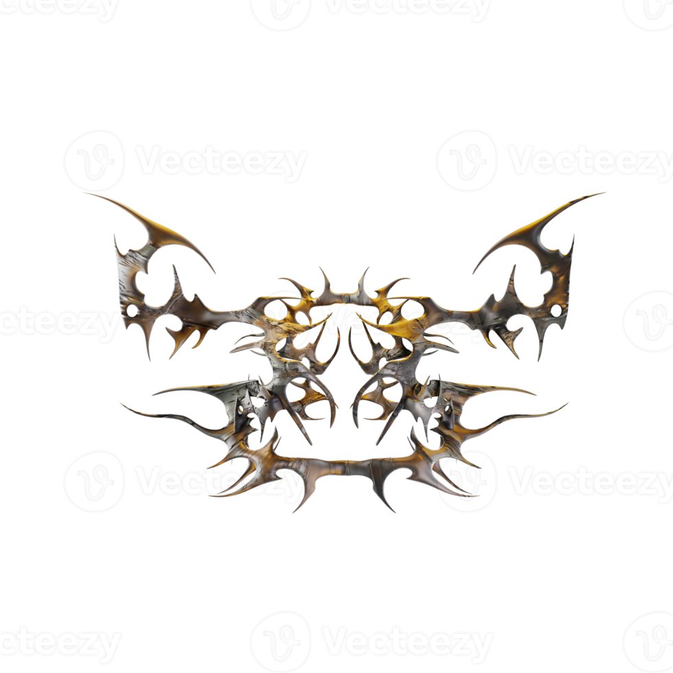 Golden Neotribal Element png