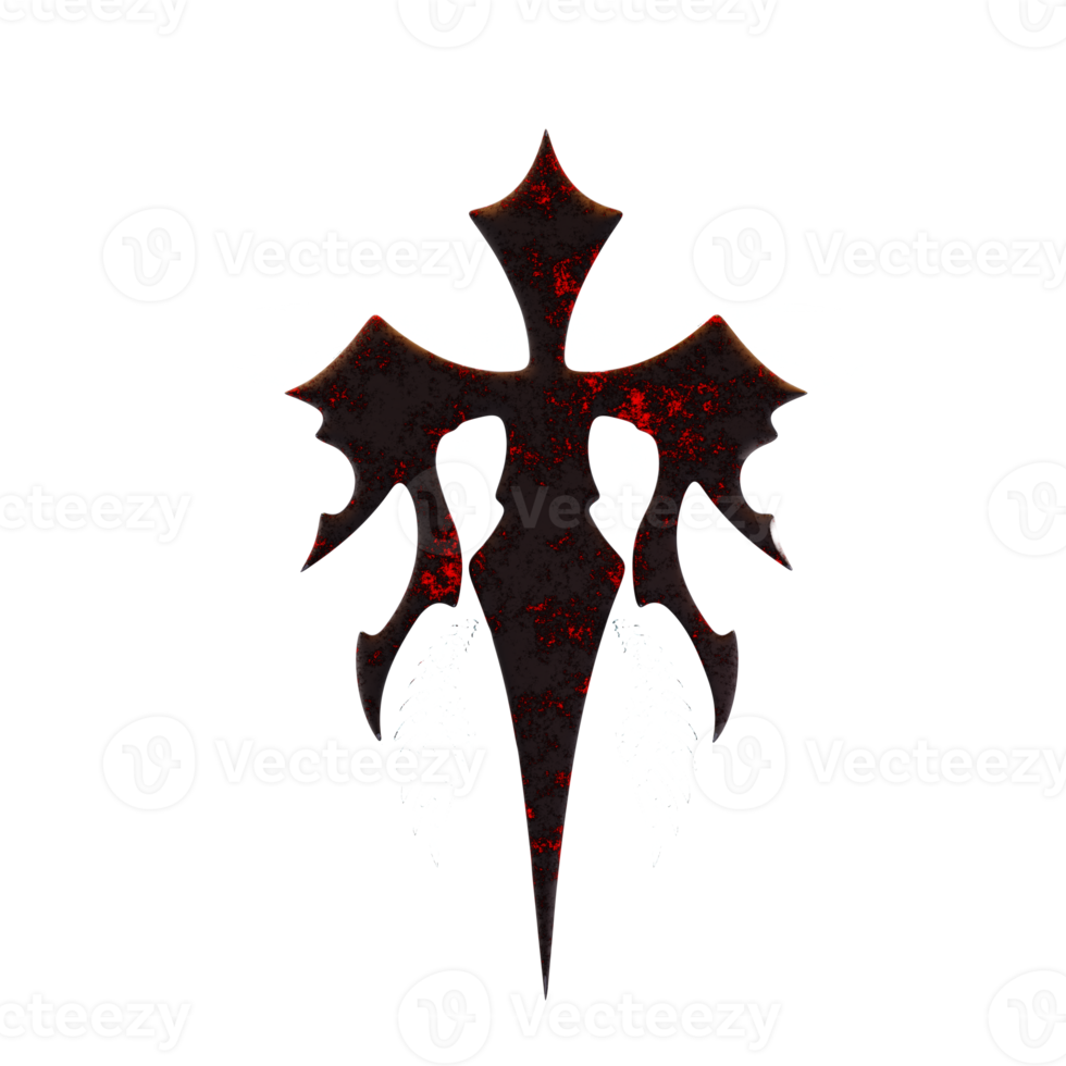 Red Energy Neotribal Element png