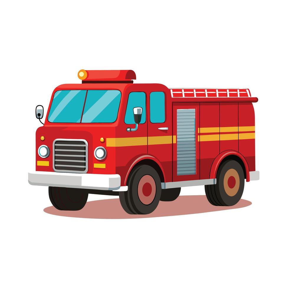 Realistic Truck Illustration vector