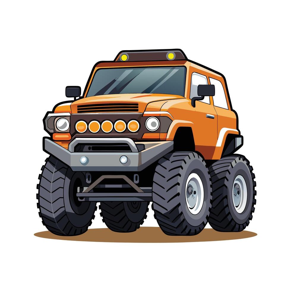 Realistic Truck Illustration vector