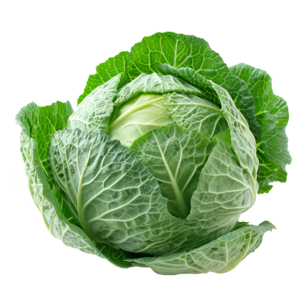 Fresh cabbage isolated on transparent background png