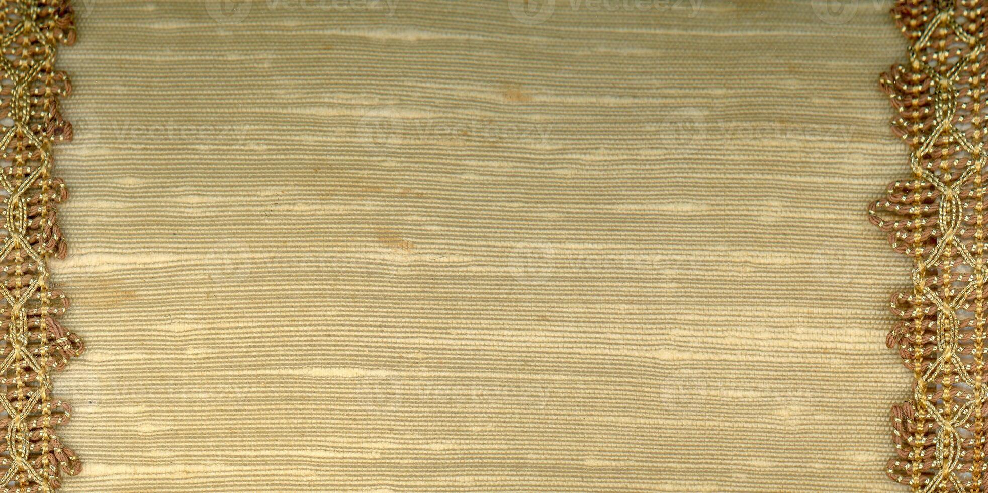 brown jute fabric texture background photo