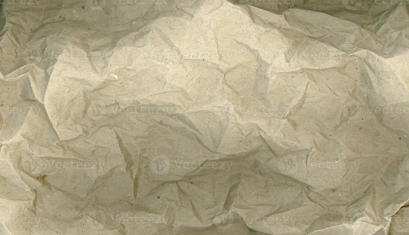 brown crumpled paper texture background photo