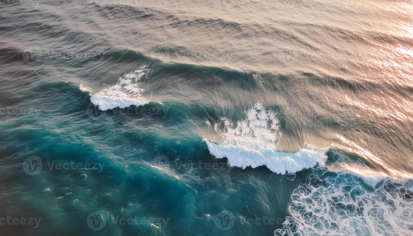 sea water top view photo