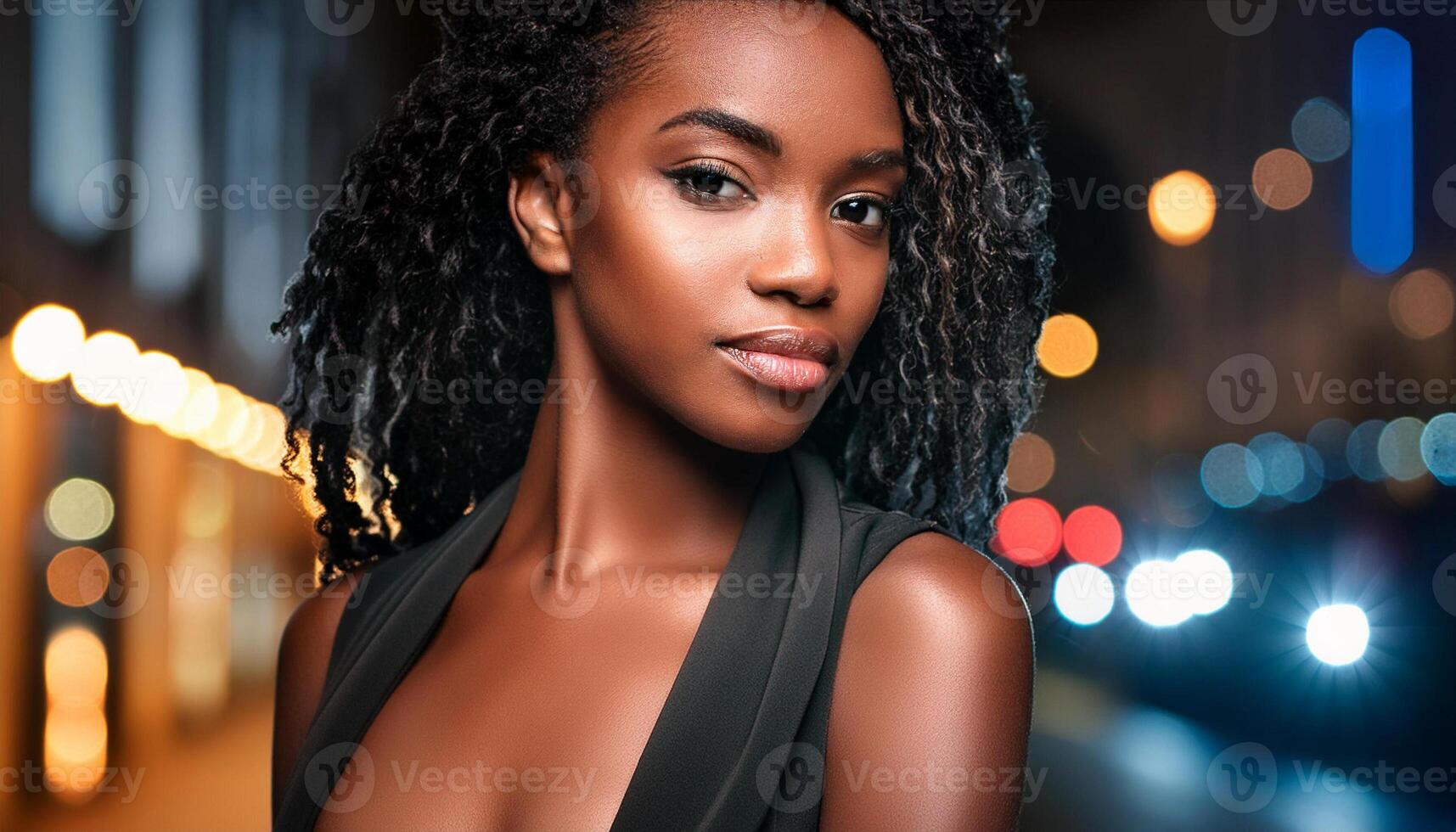 gorgeous brunette woman photo