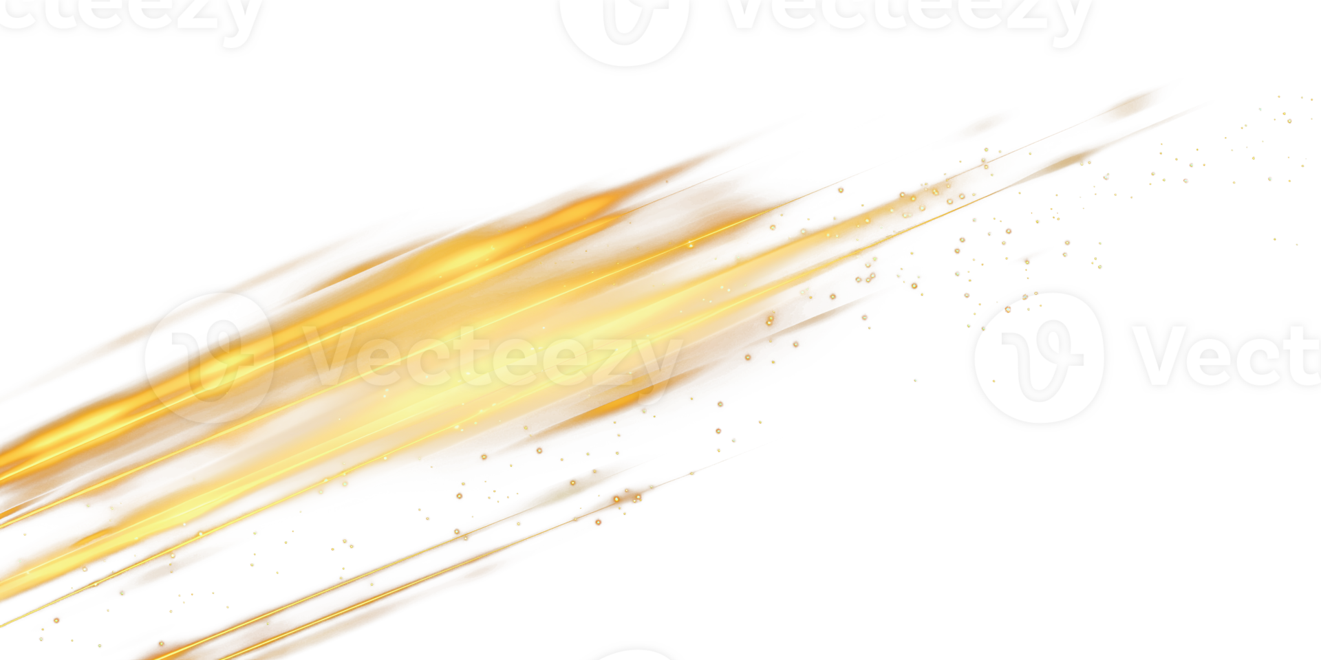 abstrakt gul ljus ränder täcka över, skära ut - stock png. png