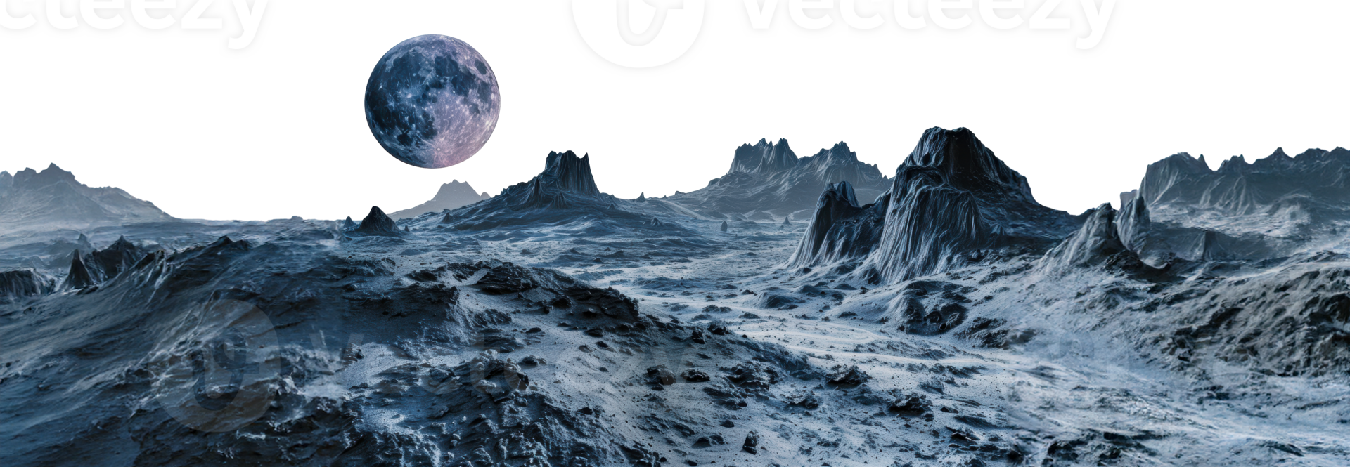 .Desert landscape with sparse vegetation png