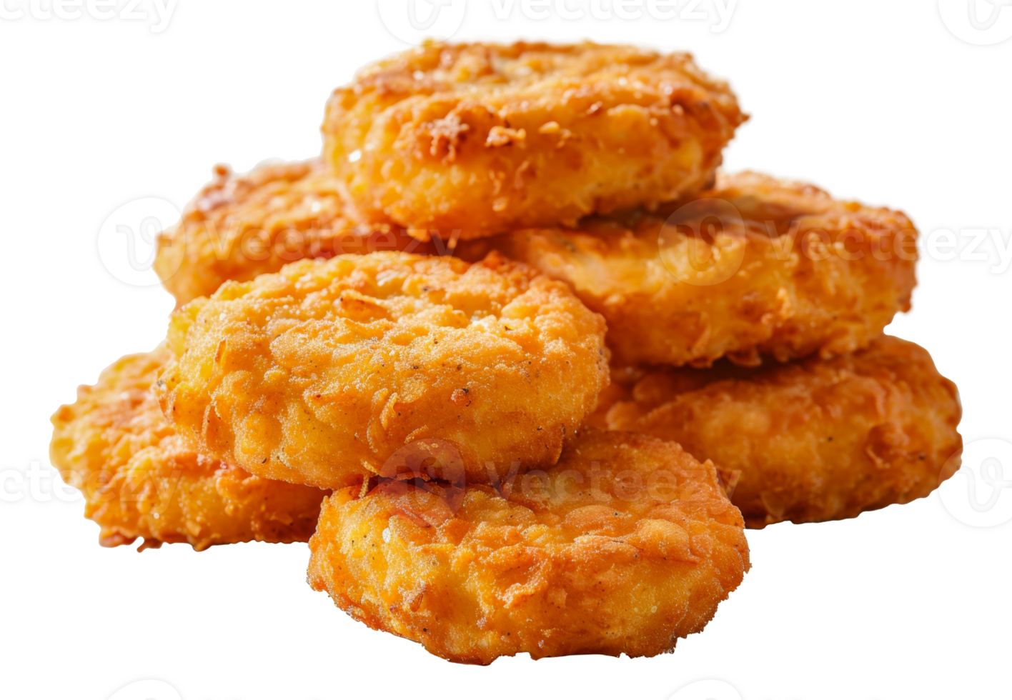 Crispy chicken nuggets, cut out - stock png. png