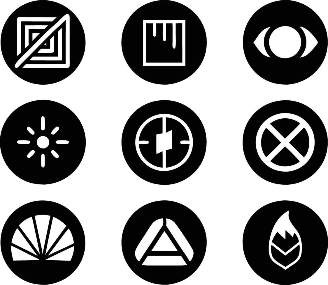 set of branding icon illustration. brand, business, design, branding, concept, background, icon, corporate, identity vector