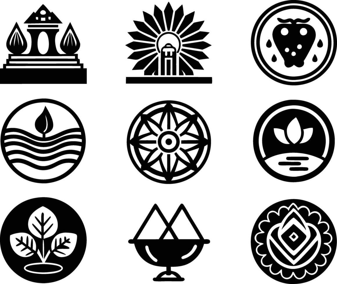 set of branding icon illustration. brand, business, design, branding, concept, background, icon, corporate, identity vector