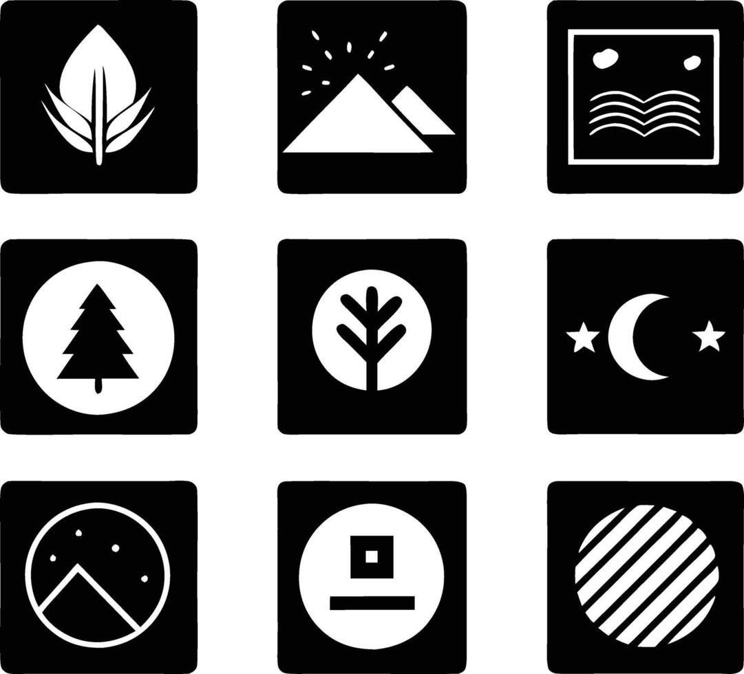 set of branding icon illustration. brand, business, design, branding, concept, background, icon, corporate, identity vector