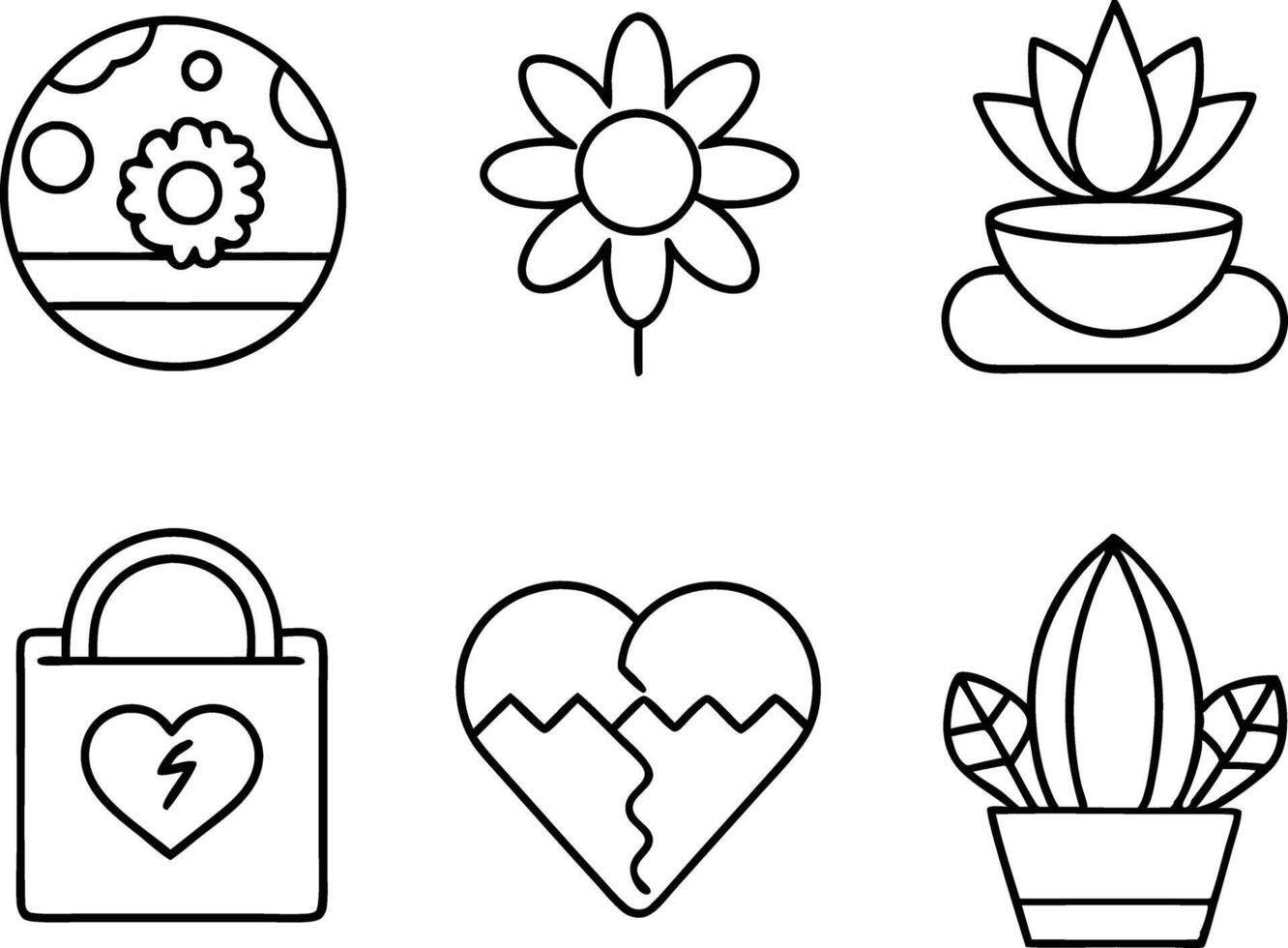 set of branding icon line art. brand, business, design, branding, concept, background, icon, corporate, identity, company vector