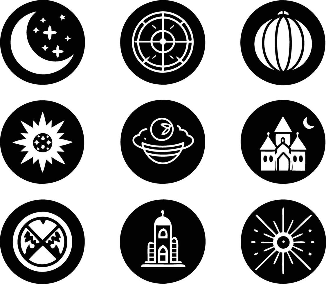 set of graphics design icon illustration. creative, digital, art, line, abstract, background, concept, technology, modern, business vector