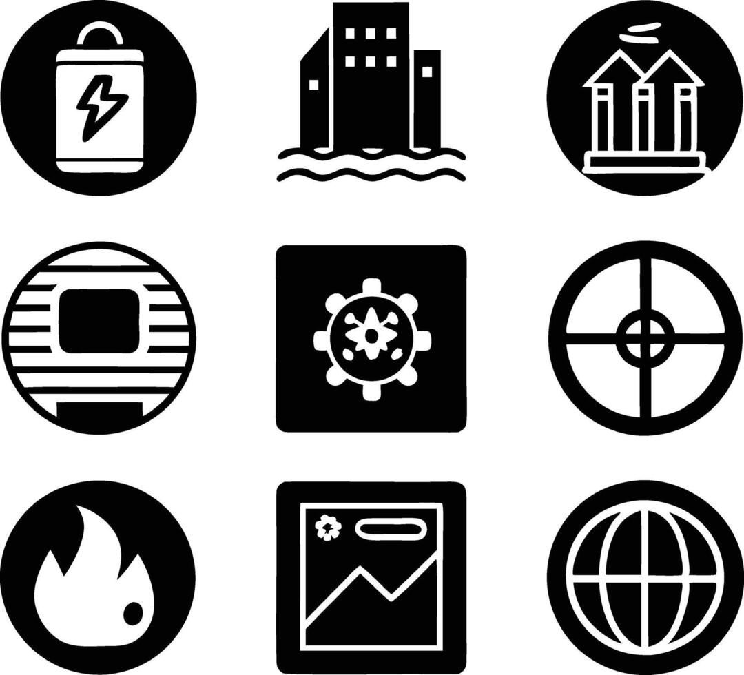 set of graphics design icon illustration. creative, digital, art, line, abstract, background, concept, technology, modern, business vector