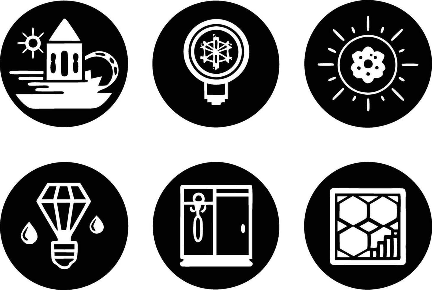 set of graphics design icon illustration. creative, digital, art, line, abstract, background, concept, technology, modern, business vector