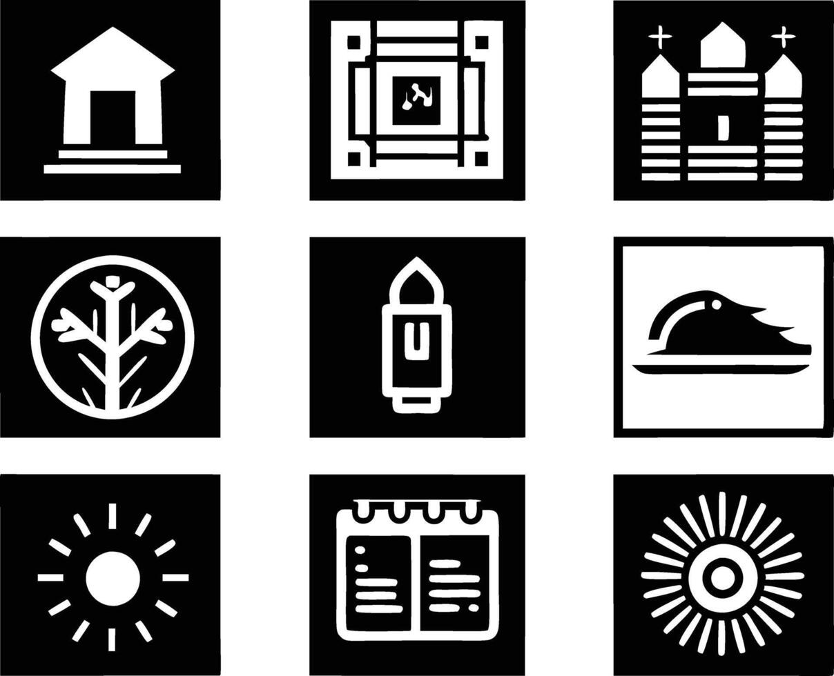 set of graphics design icon illustration. creative, digital, art, line, abstract, background, concept, technology, modern, business vector