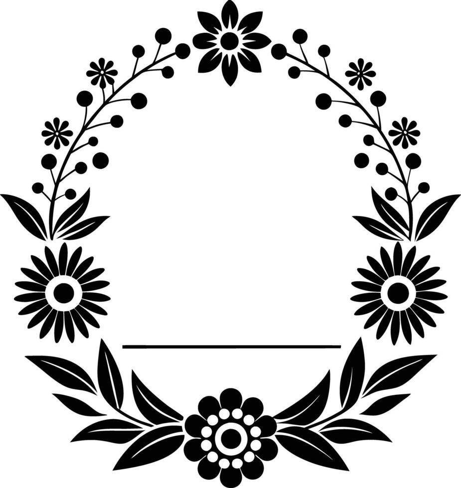 wedding invitation template Floral border and frame. floral, wedding, invitation, card, decoration, frame, flower, elegant vector