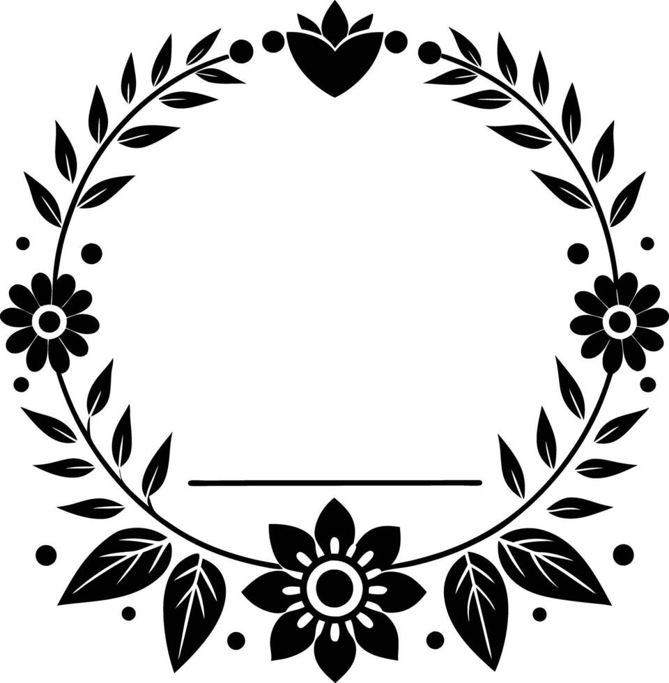 wedding invitation template Floral border and frame. floral, wedding, invitation, card, decoration, frame, flower, elegant vector