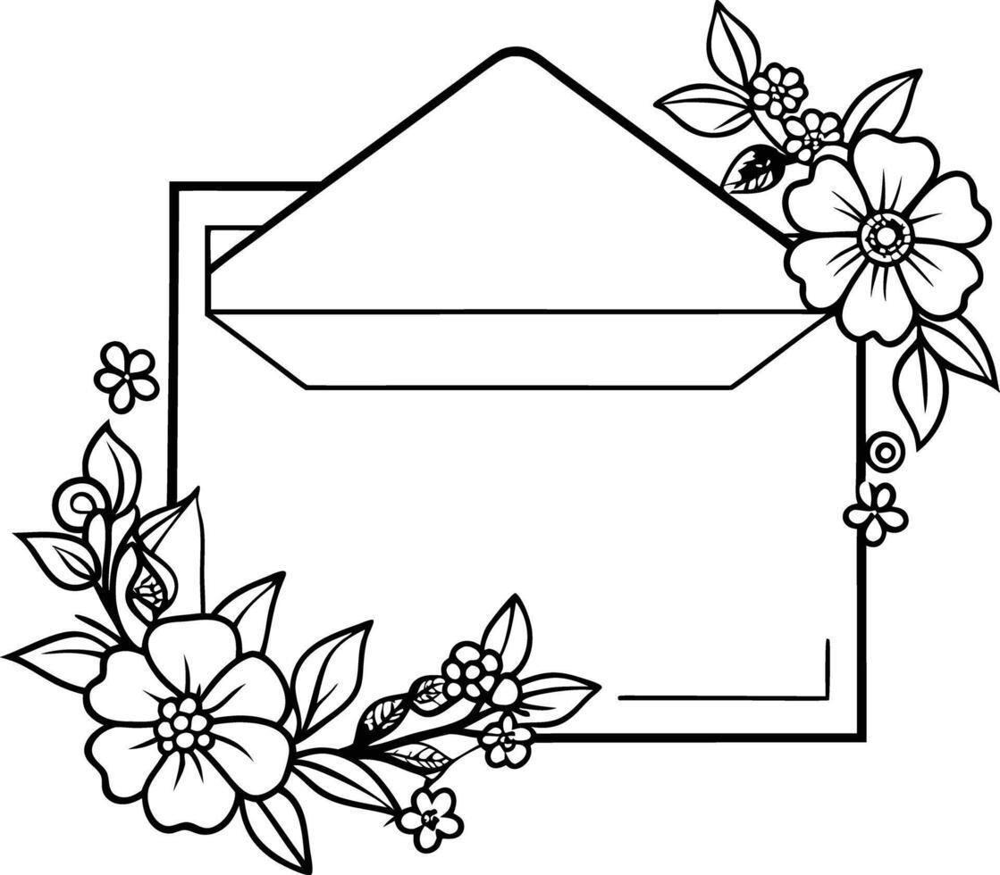 wedding invitation template Floral border and frame. floral, wedding, invitation, card, decoration, frame, flower, elegant vector