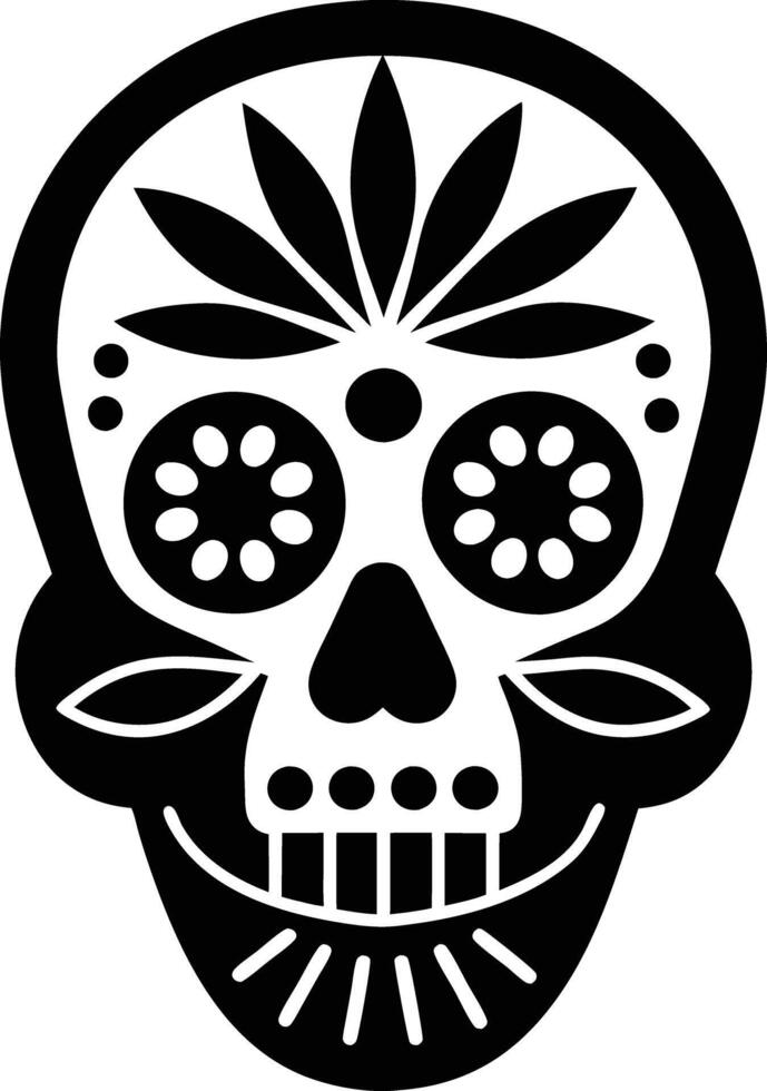 maxican tattoo illustration. seamless, repeating, print, nature, modern, ikat, tribal, vintage vector