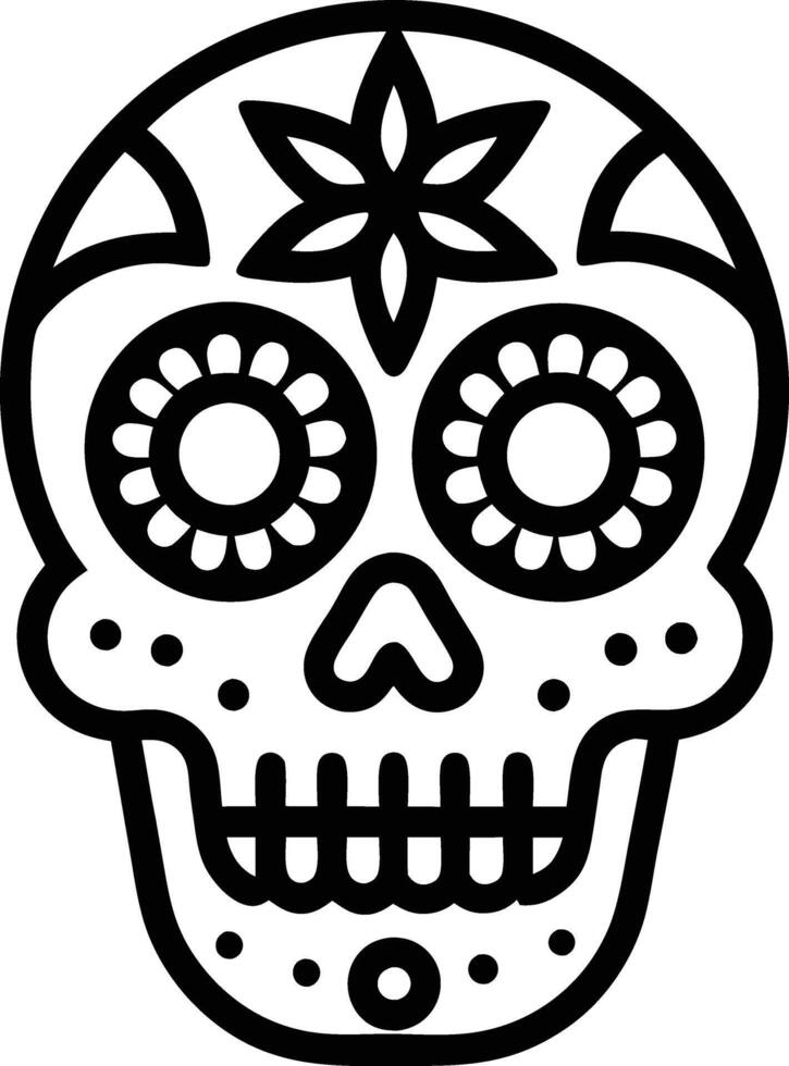 maxican tattoo illustration. seamless, repeating, print, nature, modern, ikat, tribal, vintage vector