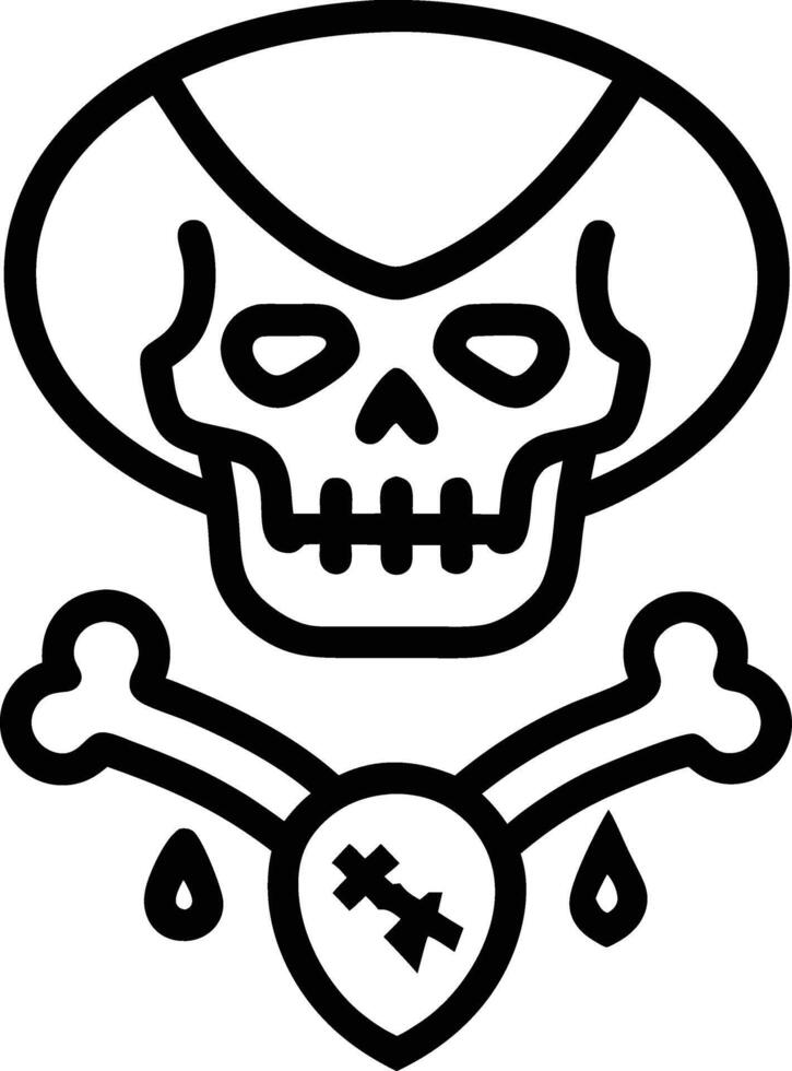 zombie Pirate illustration. pirate, zombie, horror, scary, halloween, cartoon, ghost, skull, spooky, vector