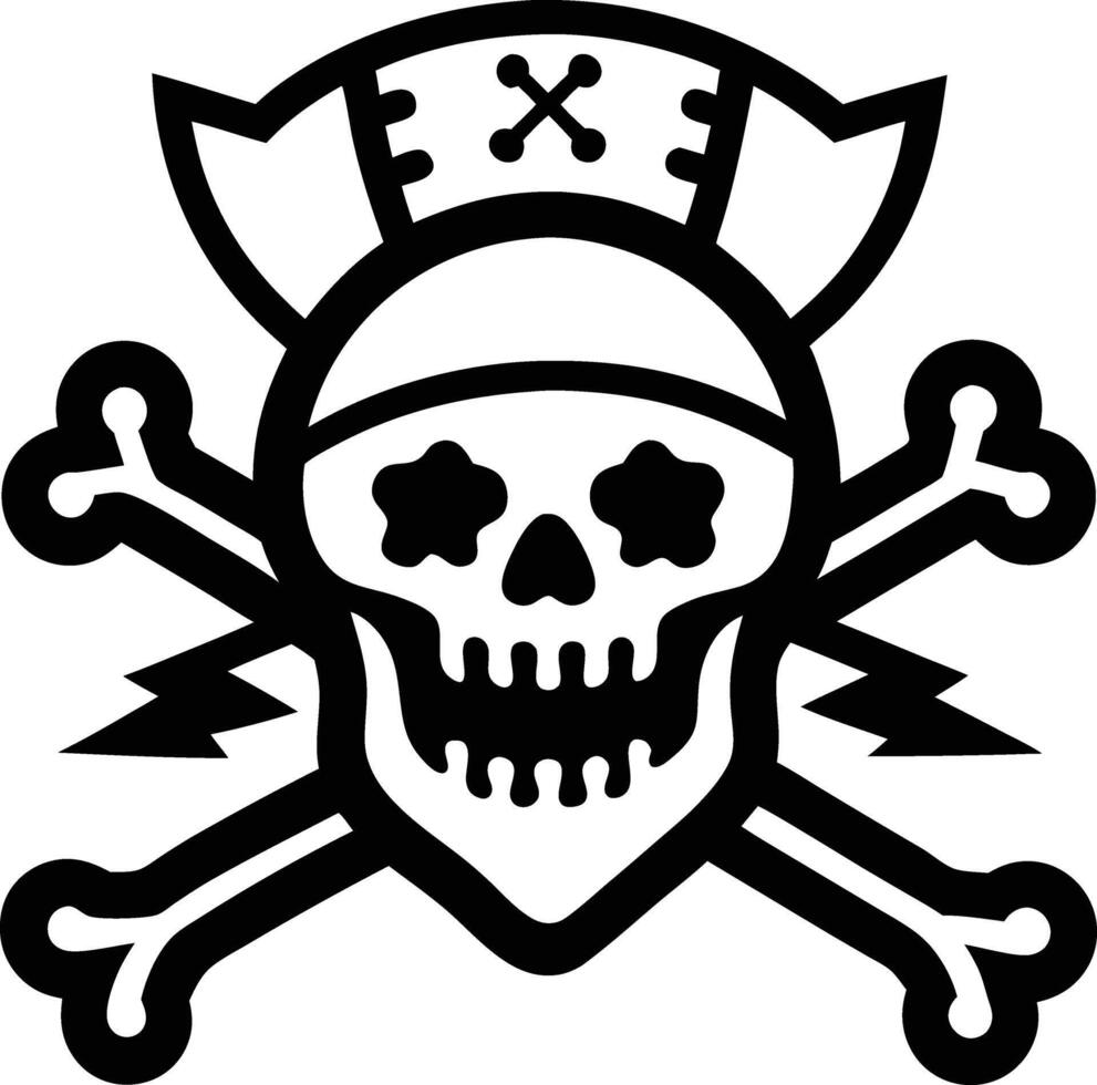 zombie Pirate illustration. pirate, zombie, horror, scary, halloween, cartoon, ghost, skull, spooky, vector