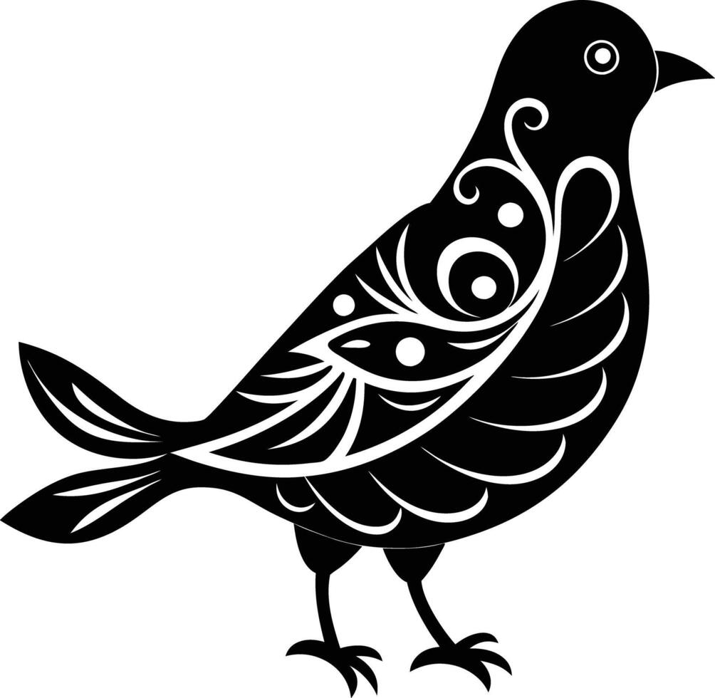 decorative bird silhouette illustration. background, bird, animal, design, birds, flock, freedom, silhouette, wings vector
