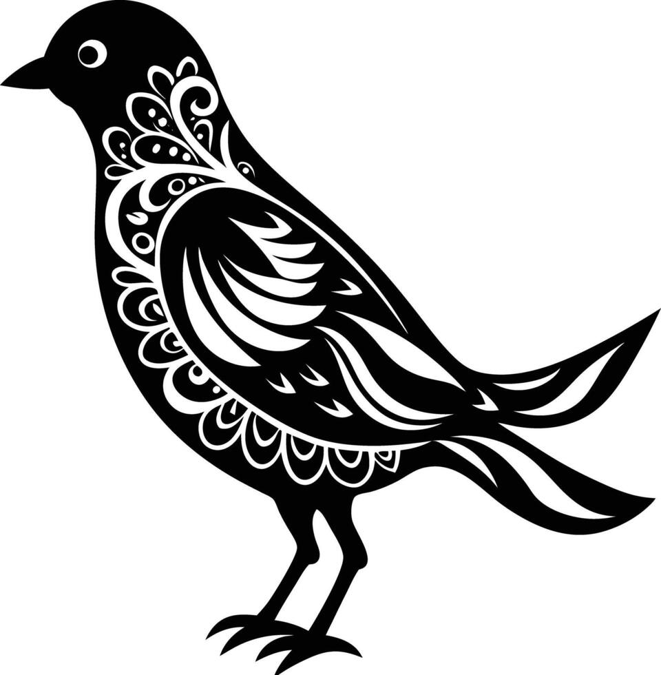 decorative bird silhouette illustration. background, bird, animal, design, birds, flock, freedom, silhouette, wings vector