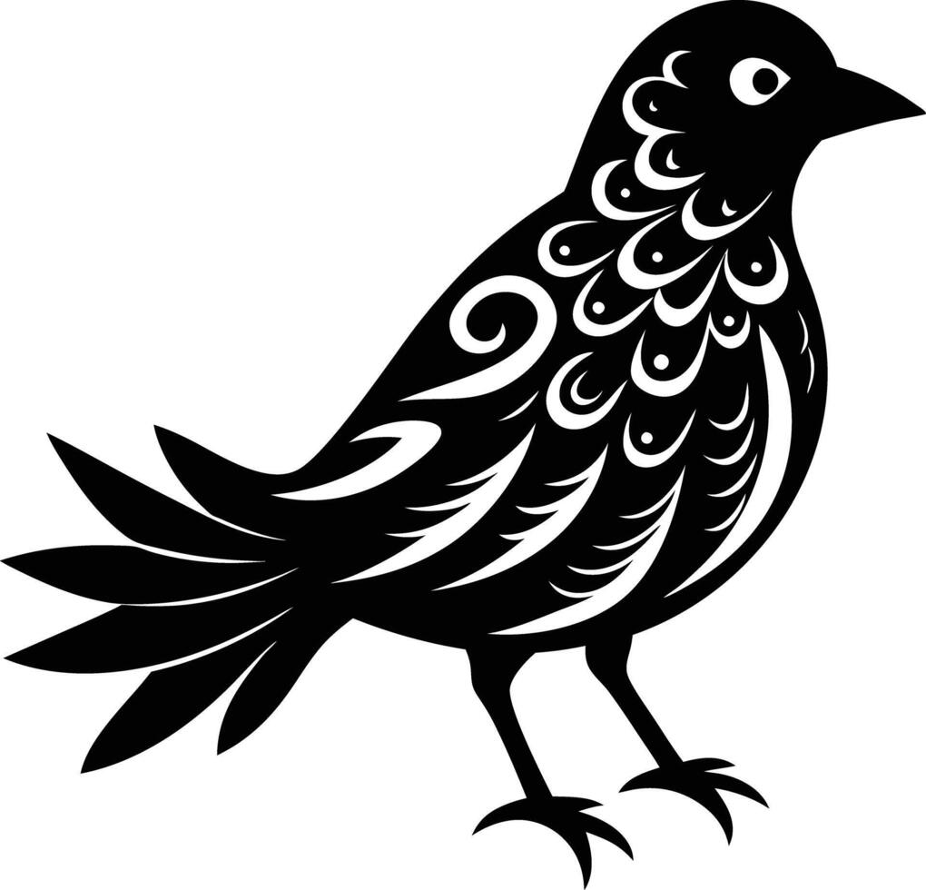 decorative bird silhouette illustration. background, bird, animal, design, birds, flock, freedom, silhouette, wings vector