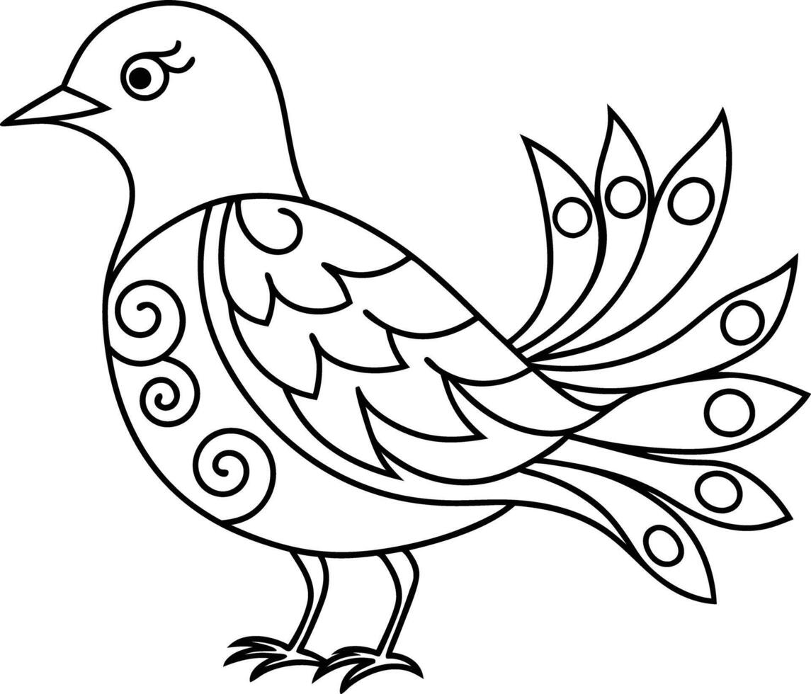 decorative bird silhouette illustration. background, bird, animal, design, birds, flock, freedom, silhouette, wings vector