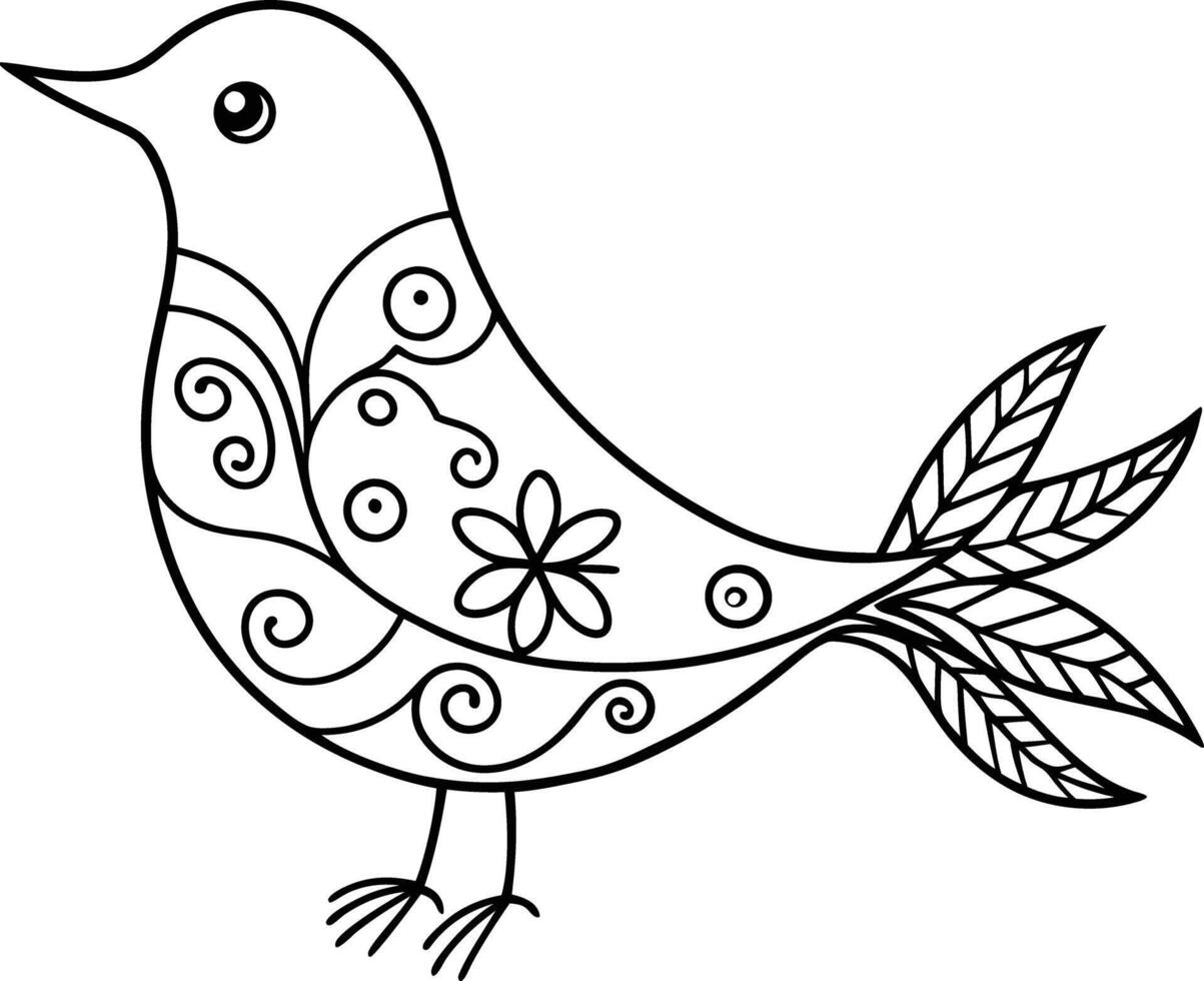 decorative bird silhouette illustration. background, bird, animal, design, birds, flock, freedom, silhouette, wings vector