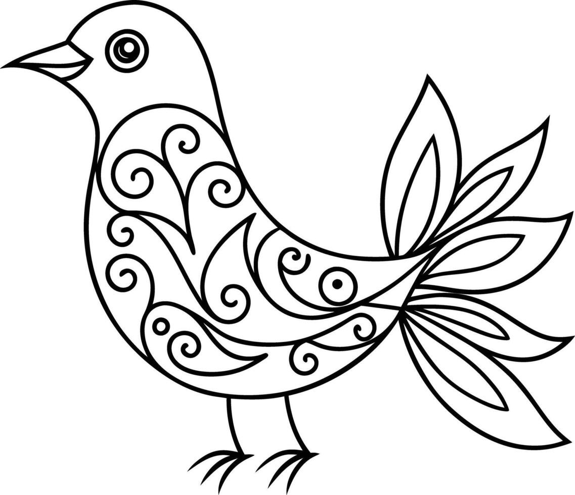 decorative bird silhouette illustration. background, bird, animal, design, birds, flock, freedom, silhouette, wings vector