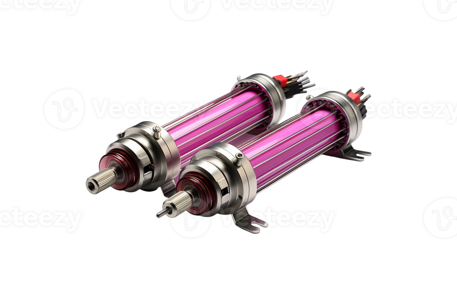 Cartridge Heaters isolated on transparent background. png