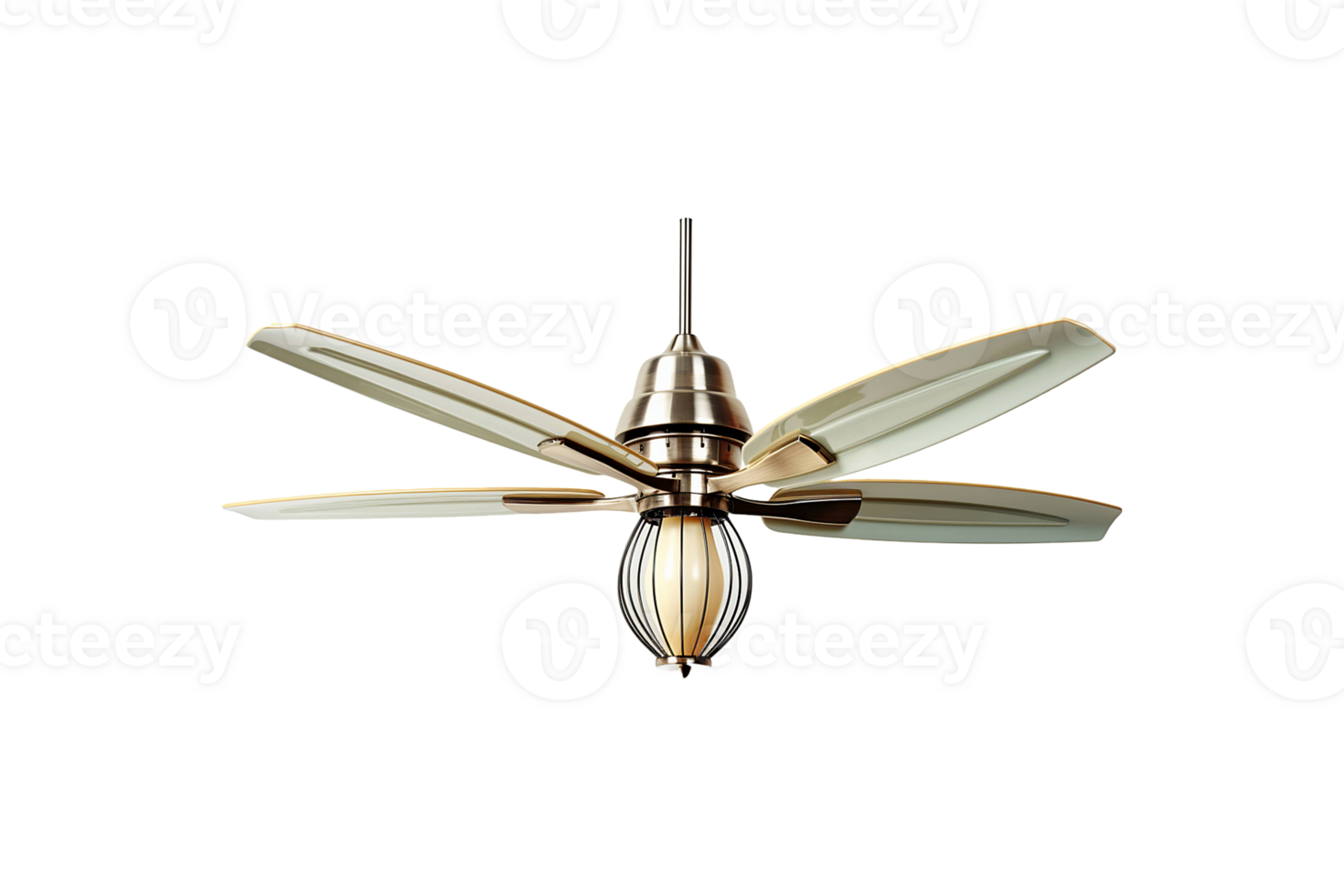 Ceiling Fan Blades isolated on transparent background. png