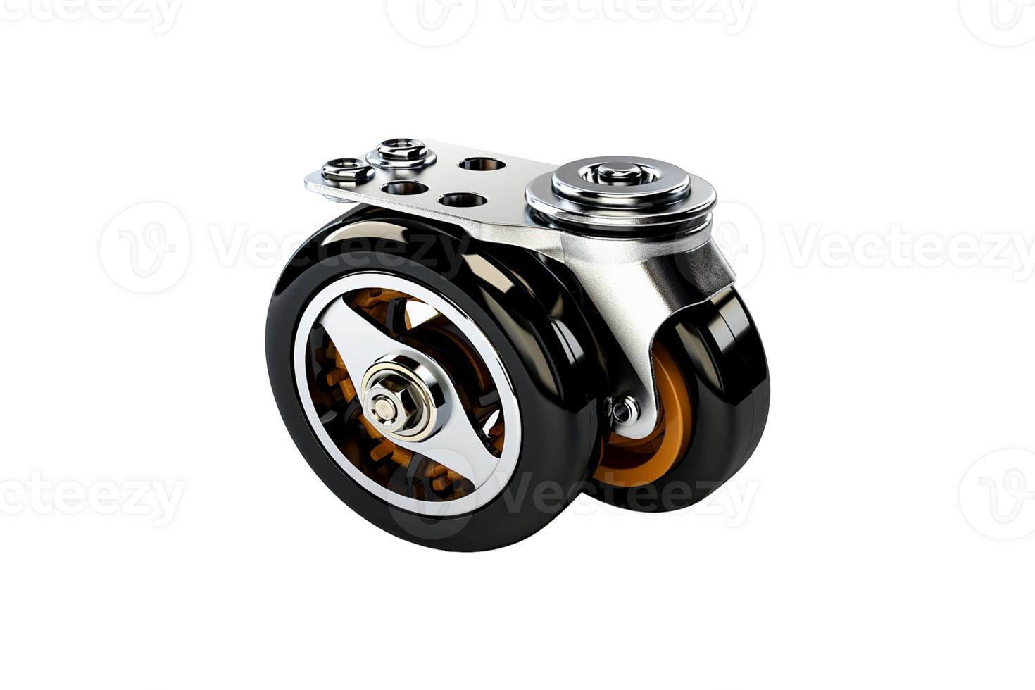Caster Wheel Pin isolated on transparent background. png