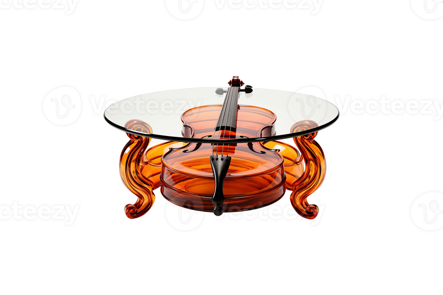 Cello Dining Table isolated on transparent background. png