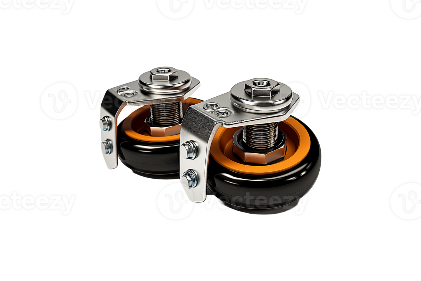 Chair Casters isolated on transparent background. png