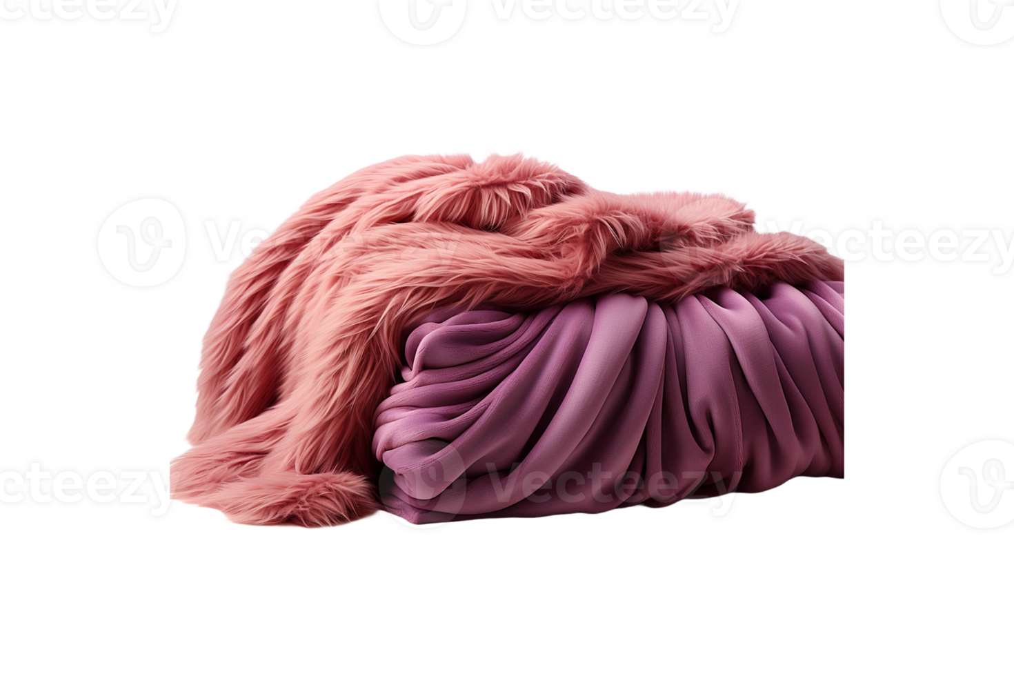 Cashmere Blanket isolated on transparent background. png