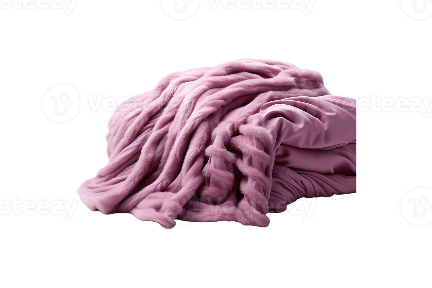 Cashmere Throw isolated on transparent background. png