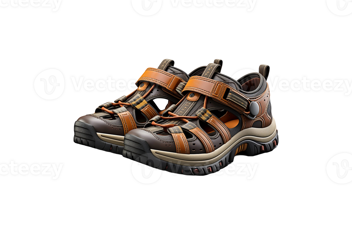 Casual Sandal isolated on transparent background. png