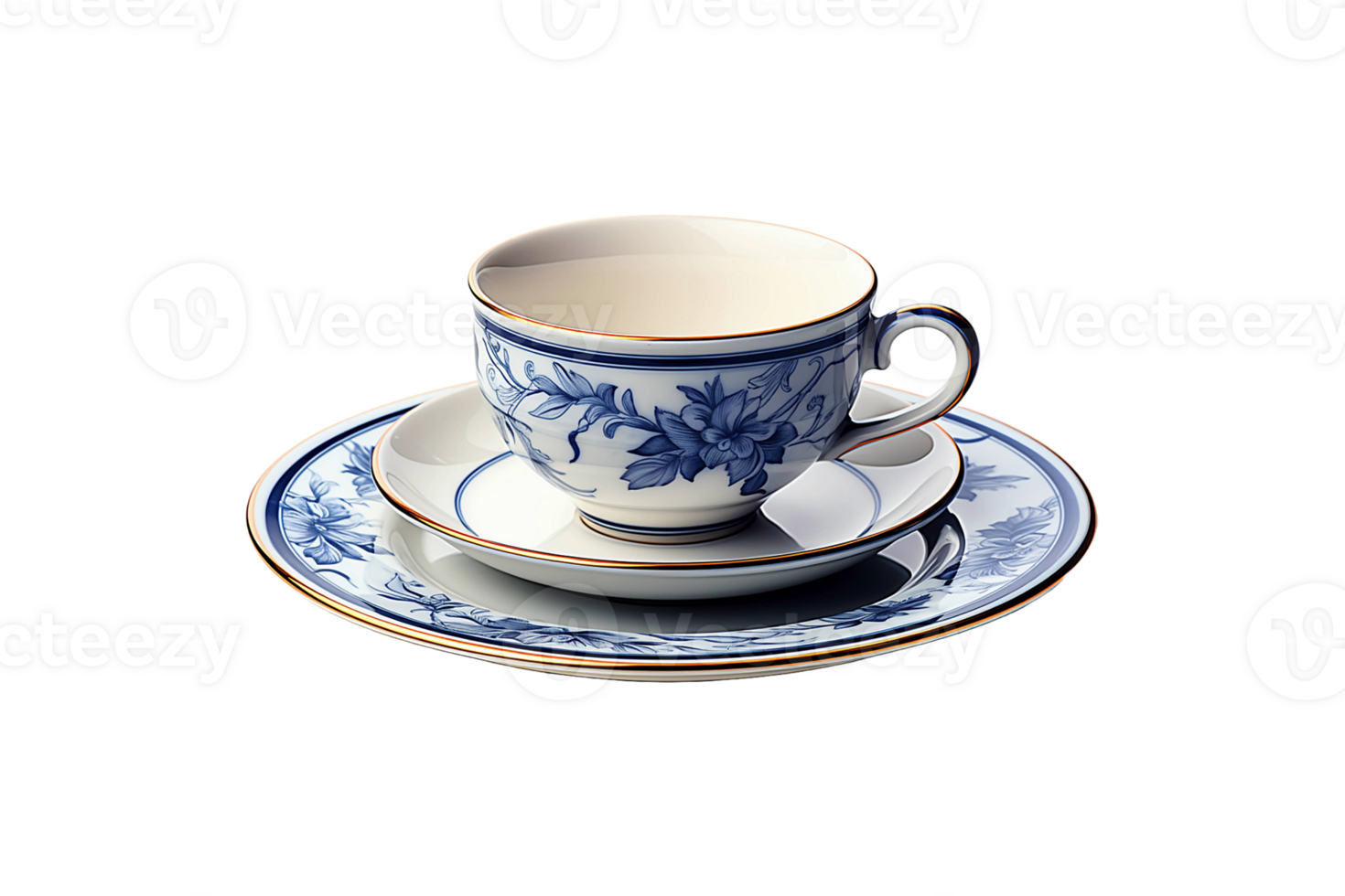 Ceramic Tablewares isolated on transparent background. png